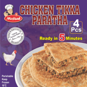 Mojizah Laziz Chicken Tikka Paratha, 4 Pcs