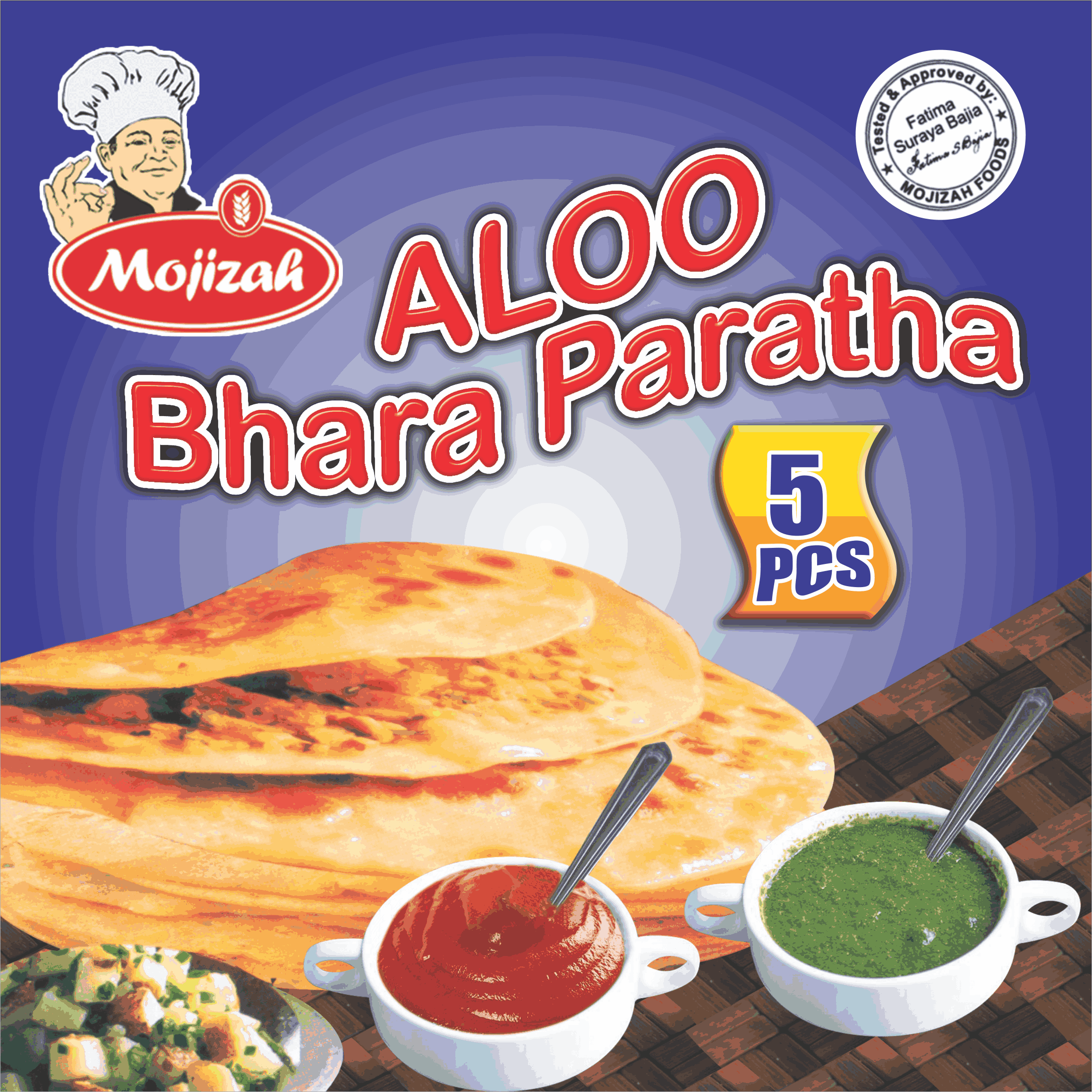 Mojizah Laziz Aloo Bhara Paratha