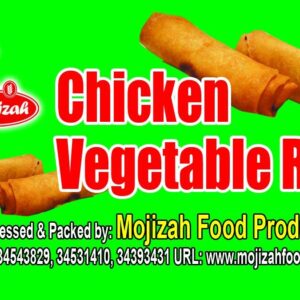 Mojizah Laziz Chicken Vegetable Roll, 12 Pcs