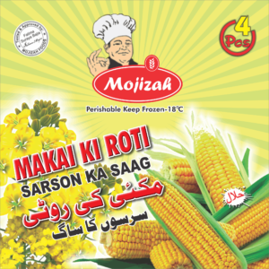 Mojizah Laziz Makai Ki Roti & Sarson Ka Saag, 4 Pcs